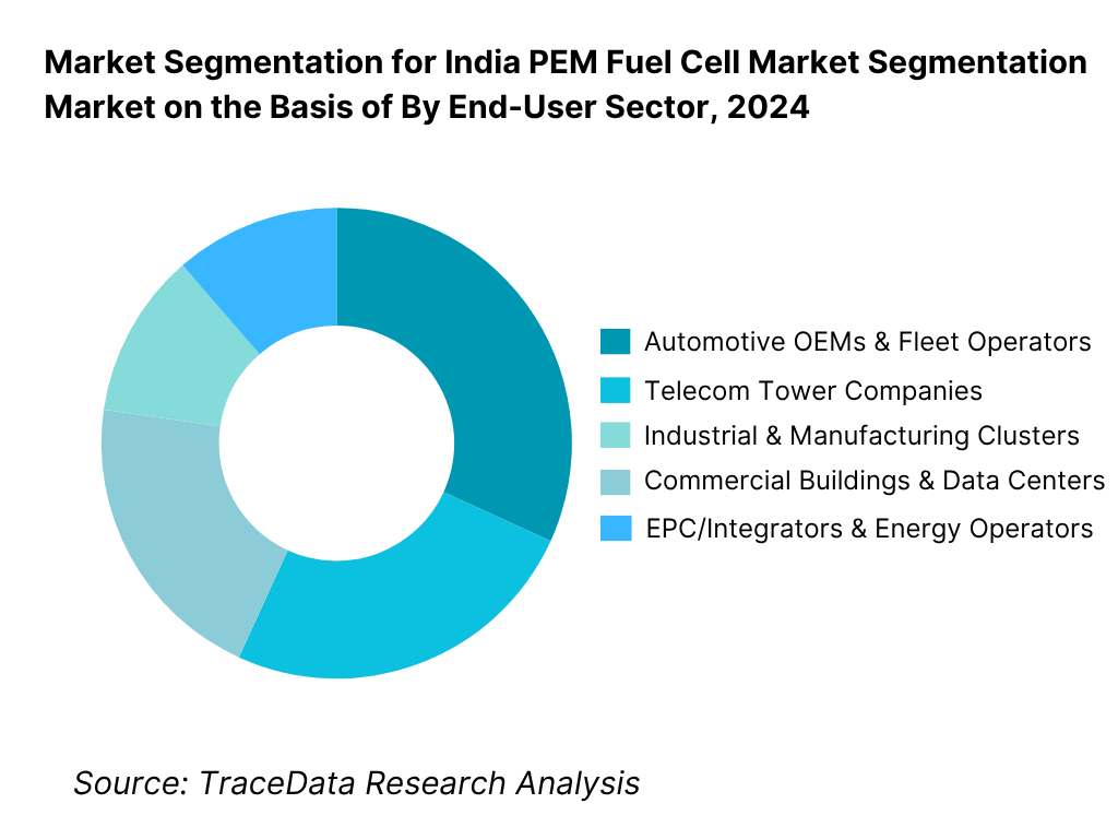 India PEM Fuel Cell&nbsp;Market Segmentation By End-User Sector